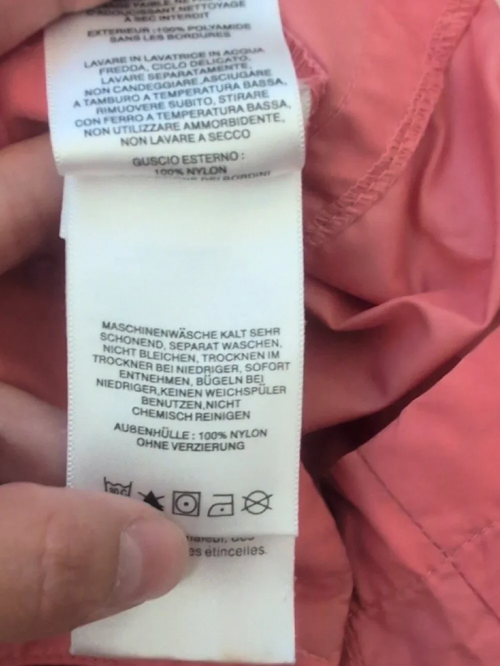 Columbia Pink Hooded Kids' Rain Jacket with White Accent